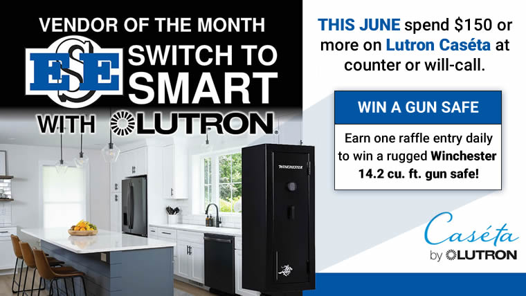 Lutron Switch to Smart safe giveaway promotion with Elliott Electric Supply