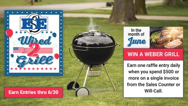Wired 2 Grill promotion with Elliott Electric Supply